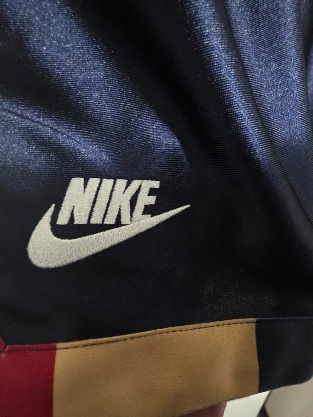 Nike Mens Cleveland Cavaliers Classic Edition Navy Blue Basketball Short- Xl